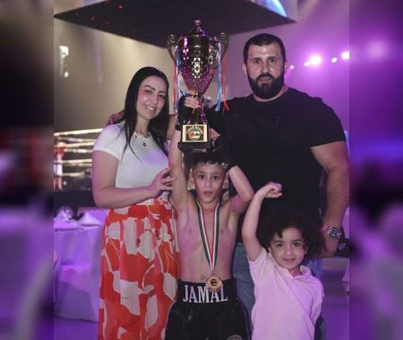 دير الاسد : (ذوالفقار) يفوز ببطوله دبي إيجيندا للملاكمه الاحترافيه 
